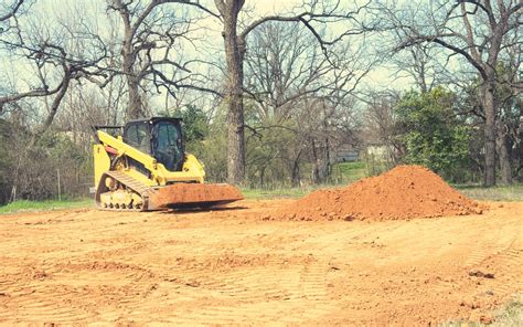 how to level for a foundation with a skid steer|skid steer grading blade.